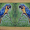 Betsy Drake Blue Macaw Door Mat 18 x26