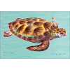 Betsy Drake Green Sea Turtle 18 x26 Door Mat