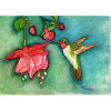 Betsy Drake Betsy Hummingbird Door Mat 30 x50