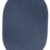Rhody Rug Solid 6 Wool Round Rug Sailor Blue Rug