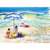 Betsy Drake Children At The Beach Place Mat - Set of 4