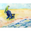 Betsy Drake Parrot & Chair Place Mat - Set of 4