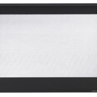 Majestic 42" Decorative Mesh Font - Black: A decorative mesh front for a 42" fireplace - designed to fit inside the fireplace opening