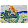 Betsy Drake Mermaid on Rock Door Mat - 18 x 26 in.