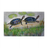 Betsy Drake Two Turtles Door Mat - 30 x 50 in.