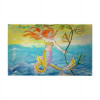 Betsy Drake Mermaid Door Mat - 30 x 50 in.