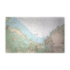 Betsy Drake 30 x 50 in. Essex Bay & Essex River, MA Nautical Map Door Mat