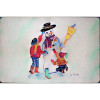 Betsy Drake Snowman Door Mat Large