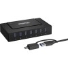 Plugable Technologies USBC-HUB7BC PLUGABLE USBC-HUB7BC 7-IN-1 USB CHARGING HUB