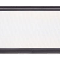 Majestic 48" Clean Face Trim - Gun Metal: offers a contemporary look that enhances the fireplace's visual appeal