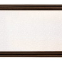 Majestic 60" Clean Face Trim - New Bronze: provides a clean  finished look around the fireplace opening.