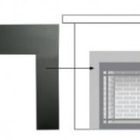 Majestic 30" Small Surround - Bronze: A decorative metal surround designed to complement the fireplace.