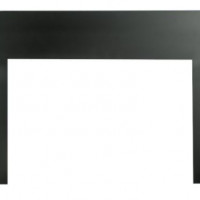 Majestic 30" Medium Surround - Black: Fills the gap between the fireplace insert and the wall.