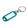 Hillman Plastic Metal Labeling with ID Key Ring Assorted - Pack of 5