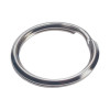 Hillman Tempered Split Steel Rings Cable Key Silver - Pack of 50