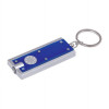 Hillman 1 in. Dia. Plastic Assorted Color LED Light & Split Ring Key Chain - Pack of 25