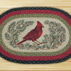 Earth Rugs Cardinal Oval Patch