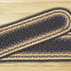 Earth Rugs Lt. Blue-Dk. Blue-Mustard Rectangle Stair Tread