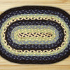 Earth Rugs Blueberry-Creme Round Swatch