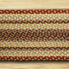 Earth Rugs Burgundy-Gray-Creme Table Runner