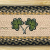 Earth Rugs Shamrock Oval Stair Tread