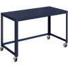 Lorell RTA Metal Mobile Desk Navy