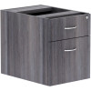 Lorell Weathered Charcoal Laminate Desking Charcoal Gray - 16 x 12 x 28.3 in.