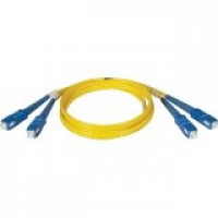 Eaton N356-15M EATON TRIPP LITE SERIES DUPLEX SINGLEMODE 9/125 FIBER PATCH CABLE (SC/SC), 15M (