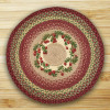 Earth Rugs Cranberries Round Patch