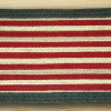 Earth Rugs Oval Patch Printed Runner- Original Flag