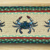 Earth Rugs Oval Stair Tread- Blue Crab