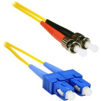 ENet SCST-SM-20M-ENC ENET 20M SC/ST DUPLEX SINGLE-MODE 9/125 OS1 OR BETTER YELLOW FIBER PATCH CABLE 2