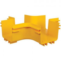Eaton SRFC5JUNT4 TRIPP LITE SERIES TOOLLESS HORIZONTAL 4-WAY JUNCTION FOR FIBER ROUTING SYSTEM, 1
