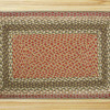 Earth Rugs Olive-Burgundy-Gray Rectangle Rug