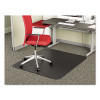 Deflecto DEF 36 x 48 in. Rectangular Supermat Frequent Use Chair Mat for Medium Pile Carpet Black
