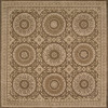 Nourison 6811 Versailles Palace Area Rug Collection Mocha 5 ft 3 in. x 8 ft 3 in. Rectangle