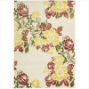 Nourison 11747 Wildflowers Area Rug Collection Ivory 3 ft 6 in. x 5 ft 6 in. Rectangle