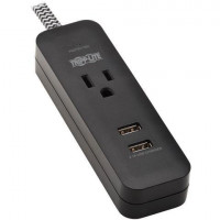 Eaton TLP104USB EATON TRIPP LITE SERIES 1-OUTLET SURGE PROTECTOR WITH 2 USB PORTS (2.1A SHARED)