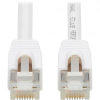Eaton N262AB-025-WH EATON TRIPP LITE SERIES SAFE-IT CAT6A 10G SNAGLESS ANTIBACTERIAL S/FTP ETHERNET
