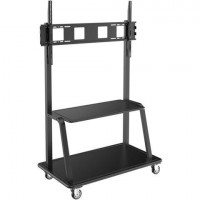 EATON TRIPP LITE SERIES MASTER-POWE DMCS60105XXDD MOBILE TV FLOOR STAND CART HEIGHT-ADJUSTABLE 60-105 DISPLAY
