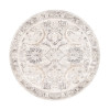 Pasargad Home 6 x 6 ft. Amadeus Design Power Loom Area Rug Ivory
