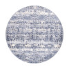 Pasargad Home 6 x 6 ft. Amadeus Design Power Loom Area Rug Blue
