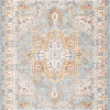 Pasargad Home 8 x 10 ft. Heritage Design Power Loom Area Rug Light Blue