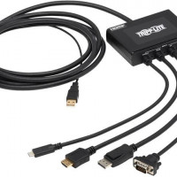 Eaton B321-4X1-HDVC EATON TRIPP LITE SERIES 4-PORT PRESENTATION ADAPTER, 4K 60 HZ (4:4:4) HDMI, DP,
