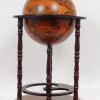 Old Modern Handicrafts Globe Bar Table 330mm 4 Legs Stand - Red