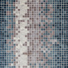 4 x 6 ft. Titanium Collection Mosaic Woven Area Rug Aqua