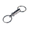 Hillman Metal Valet Key Chain Silver - Pack of 5