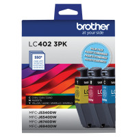 Brother LC4023PKS STANDARD YIELD COLOR INK CARTRIDGE 3 PACK (1 EA. CYAN, MAGENTA, YELLOW)