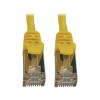 N262-S15-YW 15FT CAT6A ENET CABLE SNAGLESS SHIELDED SLIM 10G M/M YELLOW