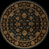 Oriental Weavers Ariana 623H3 6 Round Round - Blue/ Black-Polypropylene